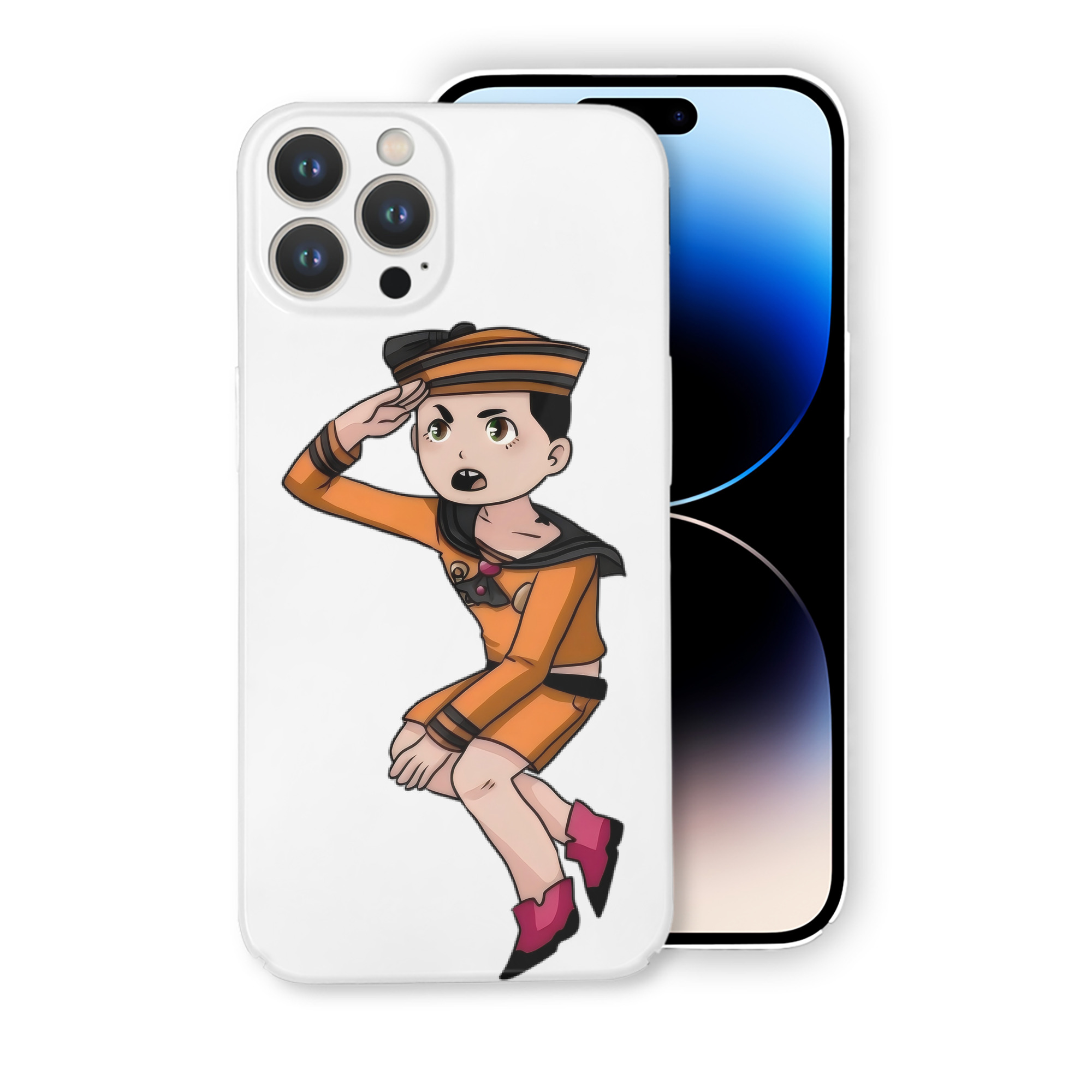 （画像用） ジョジョの奇妙な冒険 東方定助 JoJo's Bizarre Adventure Higashikata Josuke 【iPhone 14シリーズ対応】ハードケース